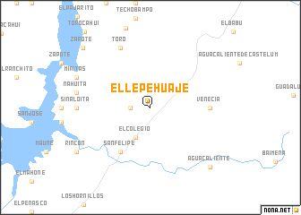 map of El Lepehuaje