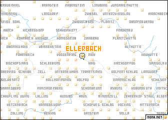 map of Ellerbach