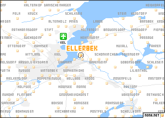 map of Ellerbek