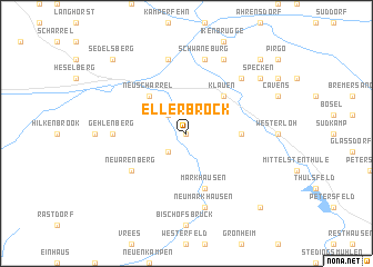 map of Ellerbrock