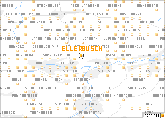 map of Ellerbusch