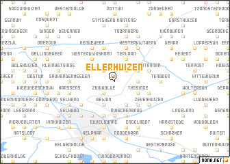 map of Ellerhuizen