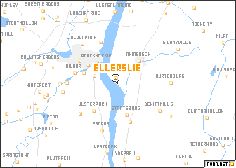 map of Ellerslie