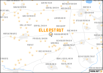 map of Ellerstadt