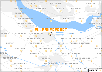 map of Ellesmere Port