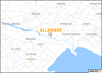 map of Ellesmere