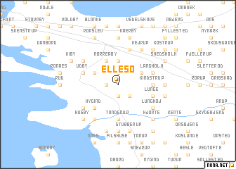 map of Ellesø