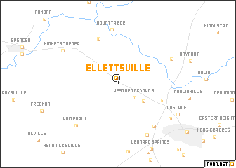 map of Ellettsville