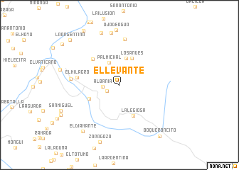 map of El Levante