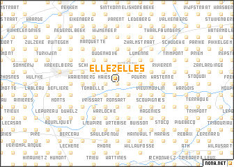 map of Ellezelles