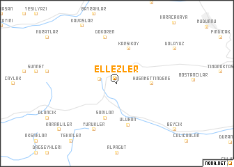 map of Ellezler