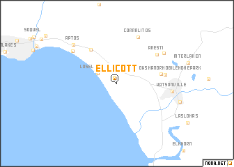 map of Ellicott