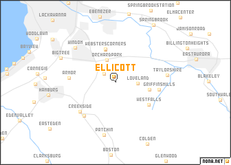 map of Ellicott