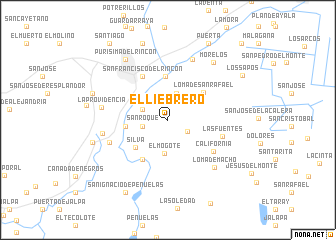map of El Liebrero