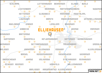 map of Elliehausen