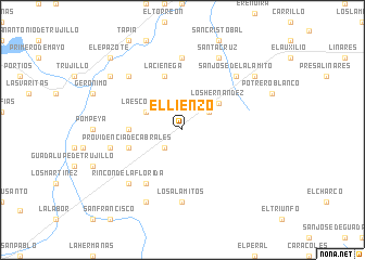 map of El Lienzo