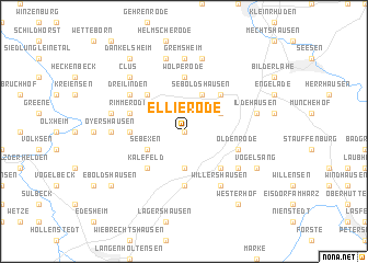 map of Ellierode