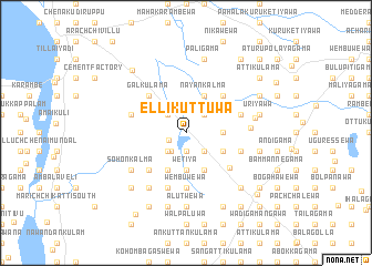 map of Ellikuttuwa