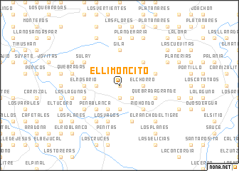 map of El Limoncito