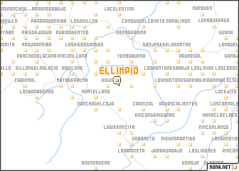 map of El Limpio