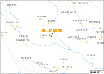 map of El Lindero