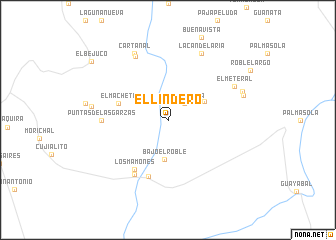 map of El Lindero