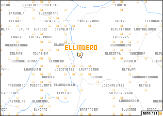 map of El Lindero
