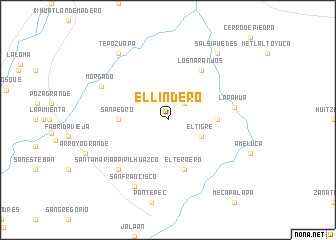 map of El Lindero