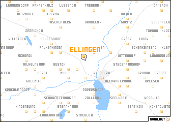 map of Ellingen