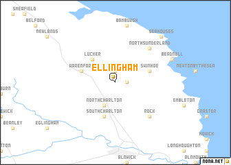 map of Ellingham