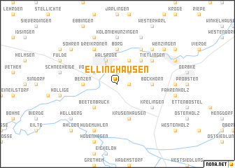 map of Ellinghausen