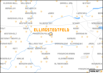 map of Ellingstedtfeld