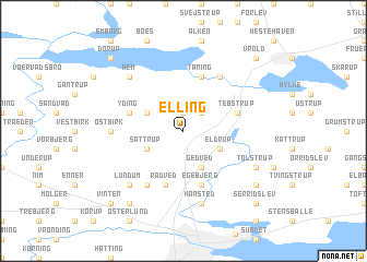 map of Elling