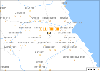 map of Ellinikón