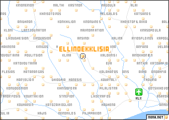 map of Ellinoekklisía