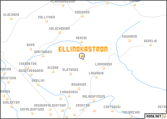 map of Ellinókastron