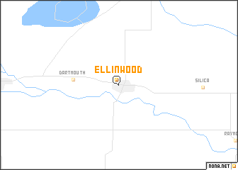 map of Ellinwood