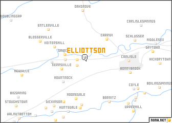 map of Elliottson