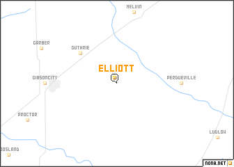 map of Elliott