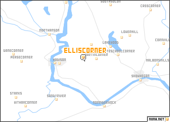 map of Ellis Corner