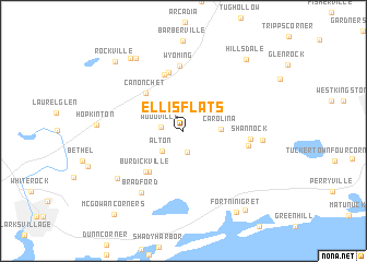 map of Ellis Flats