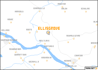 map of Ellis Grove