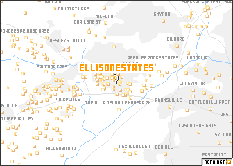 map of Ellison Estates
