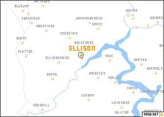 map of Ellison