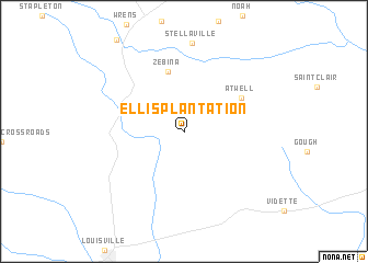 map of Ellis Plantation