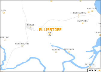 map of Ellis Store