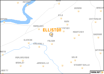 map of Elliston