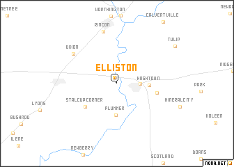 map of Elliston