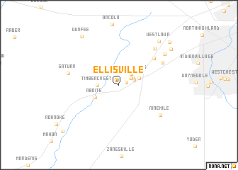 map of Ellisville