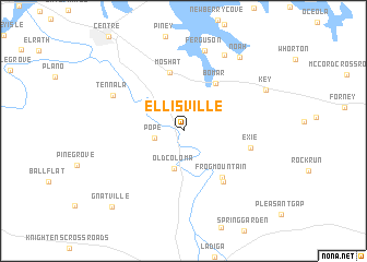 map of Ellisville